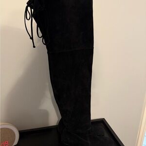 Frye Black Over the Knee Boots